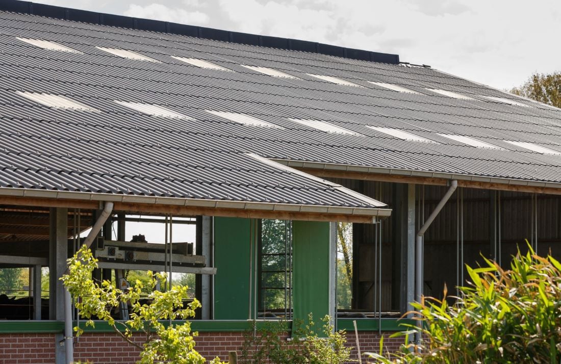 Brandveilige dakbedekking voor stallen, schuren en loodsen